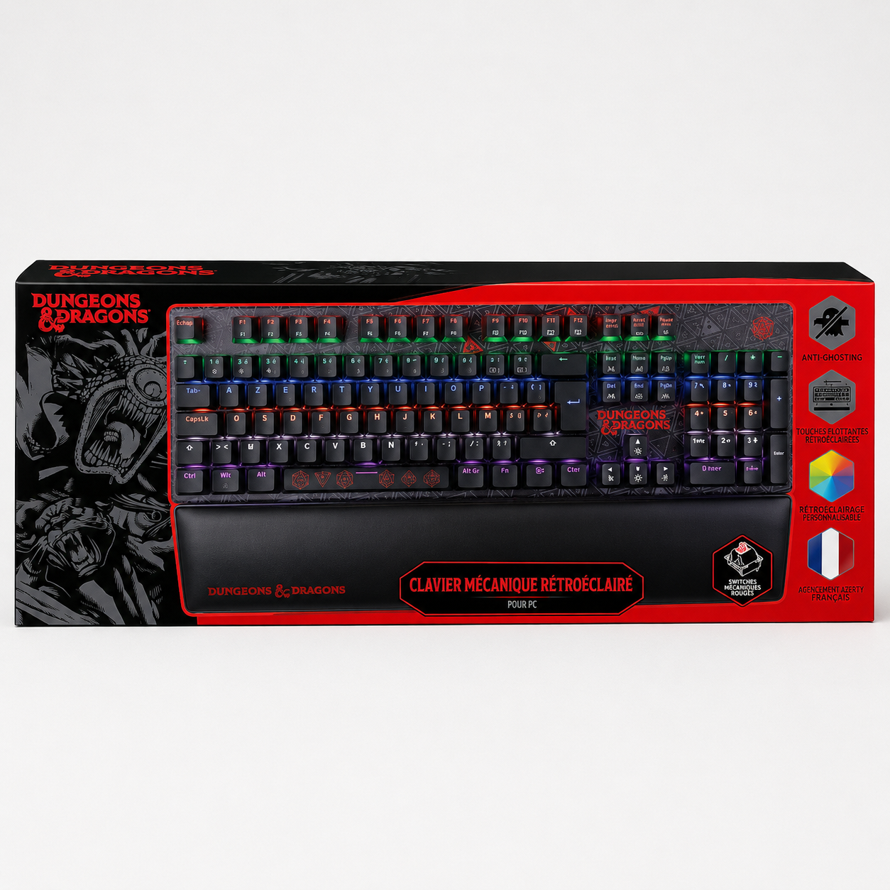 Konix Clavier Donjons et Dragons Mecha Gris