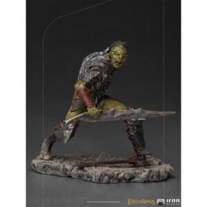 Figurine - Orc Epéiste - le Seigneur Des Anneaux - Statuette 1/10 Art Scale 16cm