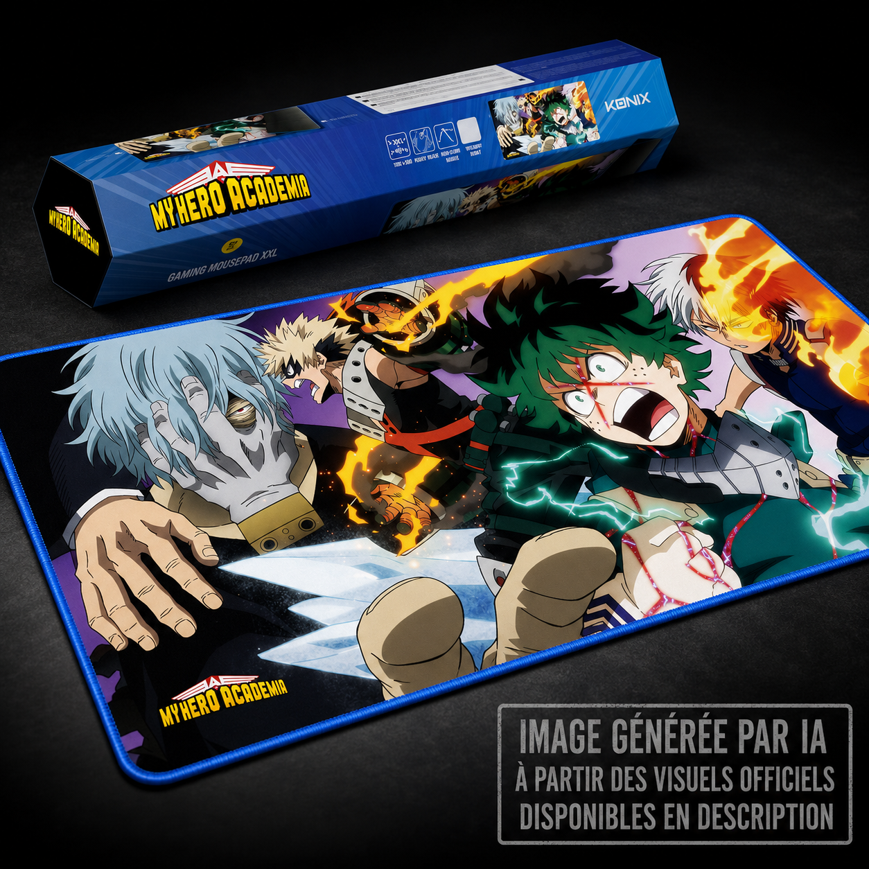 Tapis de souris XXL - My Hero Academia 90 x 47 mm