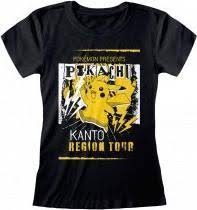 T-Shirt Pokemon Pikachu Kanto Taille XL